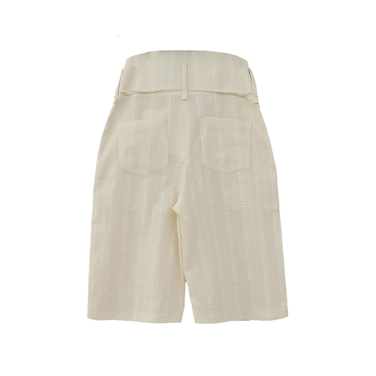 영 앤 생 우먼 화이트 버뮤다 쇼츠 화이트 - 26SS(Young N Sang Women White Bermuda Shorts White - 26SS) - 2