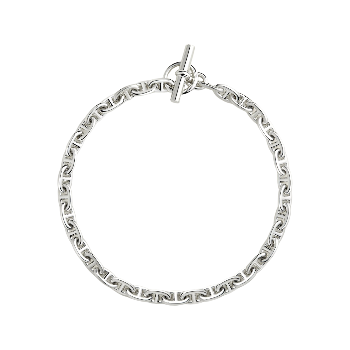 H101264B00 Hermes Medium Chaine D'Ancre Necklace & Sterling Silver