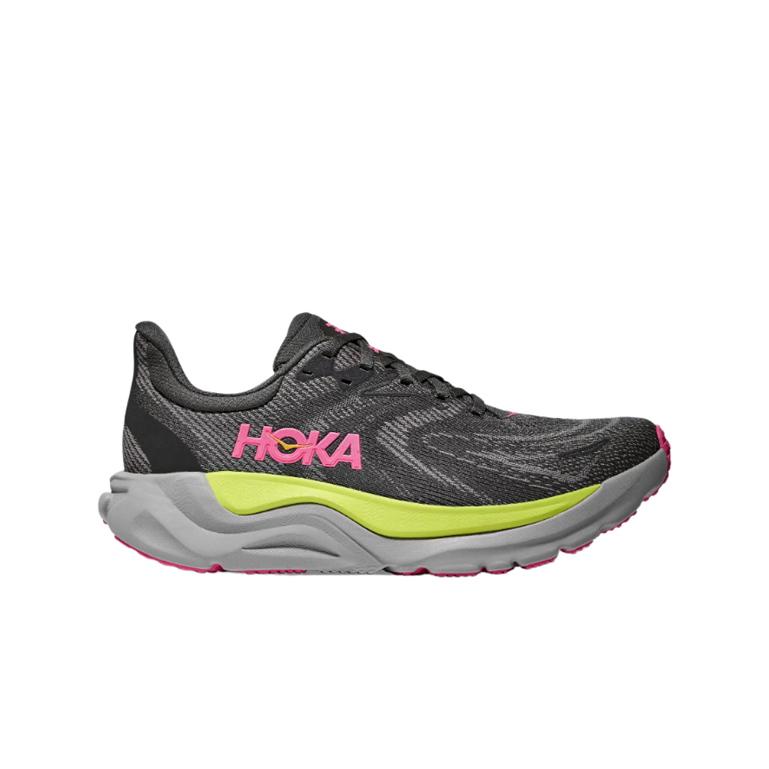 (W) 호카 아라히 8 차콜 그레이 그레이 스카이 - 레귤러((W) Hoka Arahi 8 Charcoal Grey Grey Skies - Regular) - 1