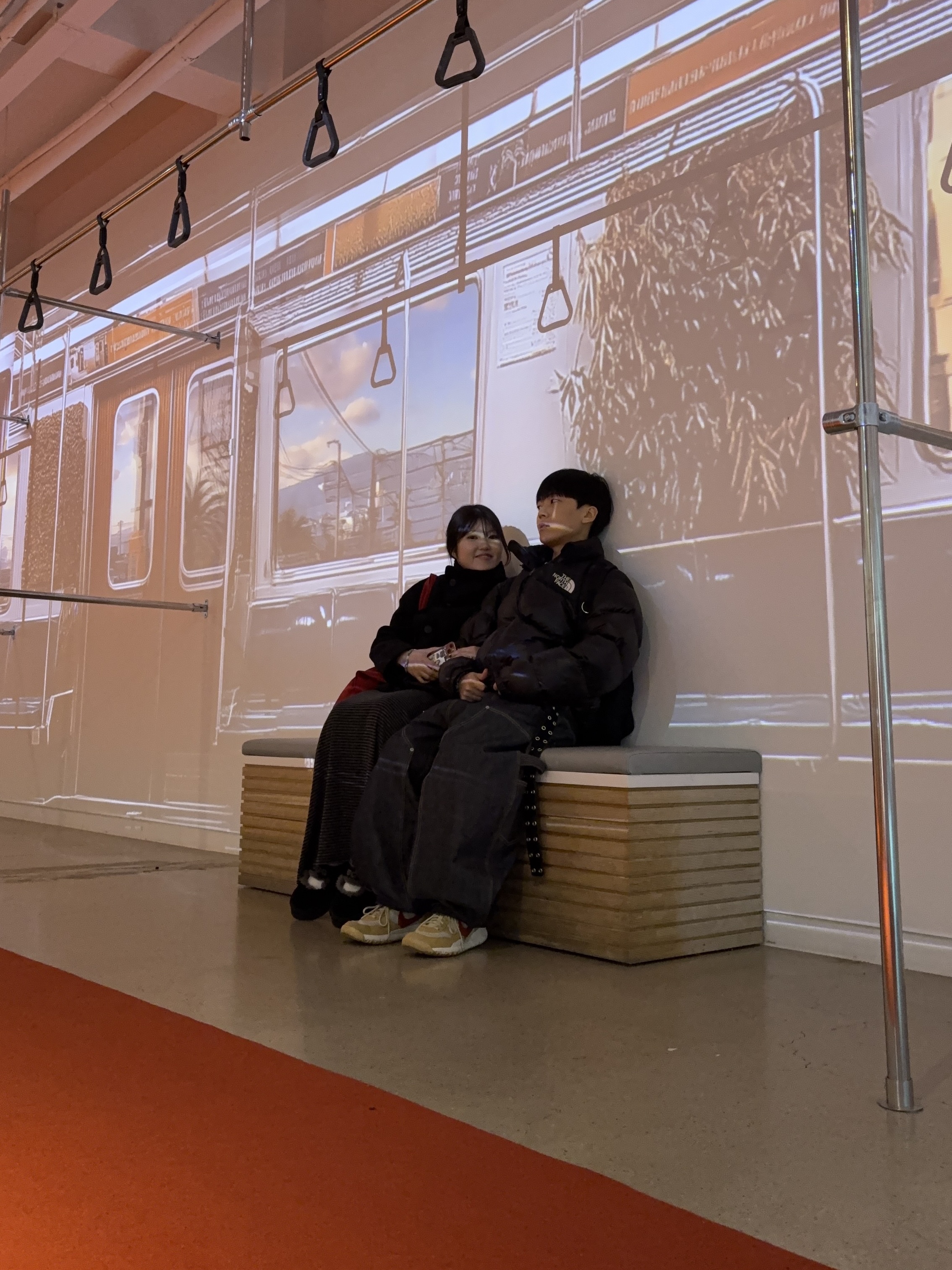 ETCE Ghost Cap Brown Camo, Marshall Monitor II A.N.C Black (Korean Ver.) 착용 스타일 - 3