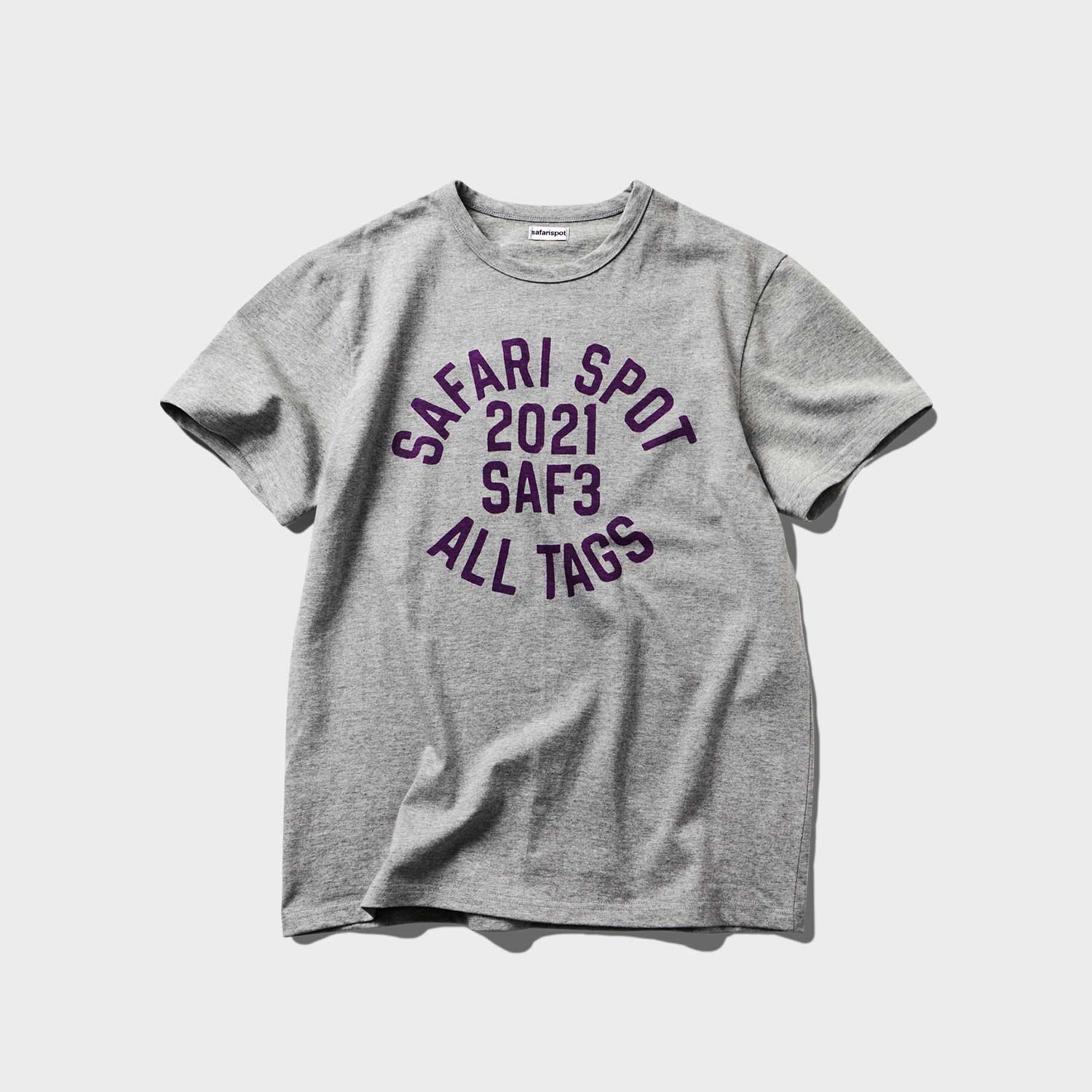 사파리스팟 사프3 스탬프 티셔츠 헤더 그레이(Safarispot Saf3 Stamp T-Shirt Heather Gray) - 2