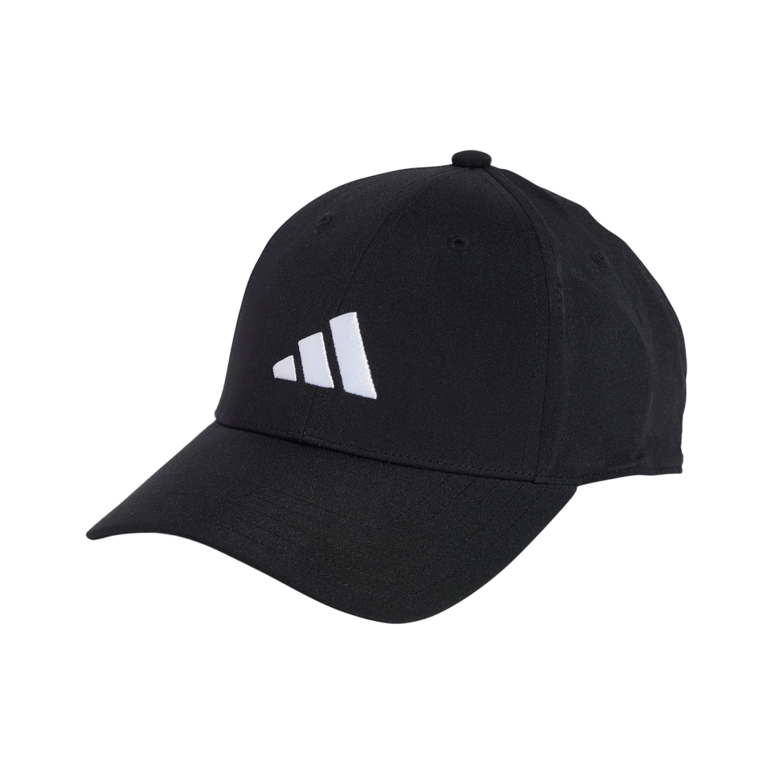 JN6589 Adidas New Logo Embroidered Baseball Cap Black White