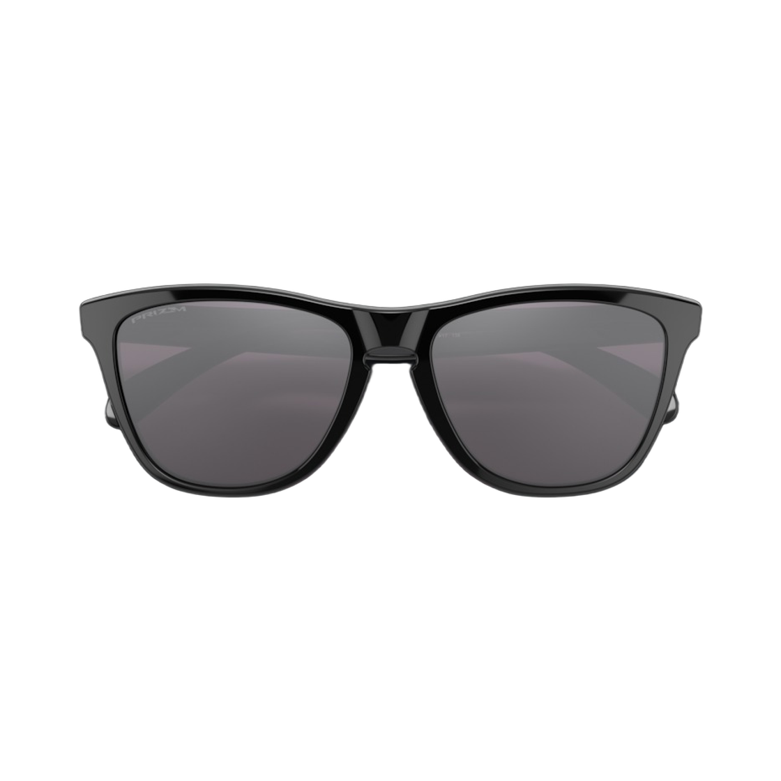 오클리 프로그스킨 XL 폴리쉬드 블랙 프레임 프리즘 그레이 렌즈 로우 브릿지 핏(Oakley Frogskins XL Polished Black Frame Prizm Grey Lenses Low Bridge Fit) - 1