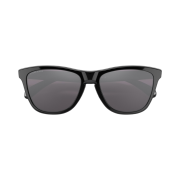 Oakley Frogskins XL Polished Black Frame Prizm Grey Lenses Low Bridge Fit