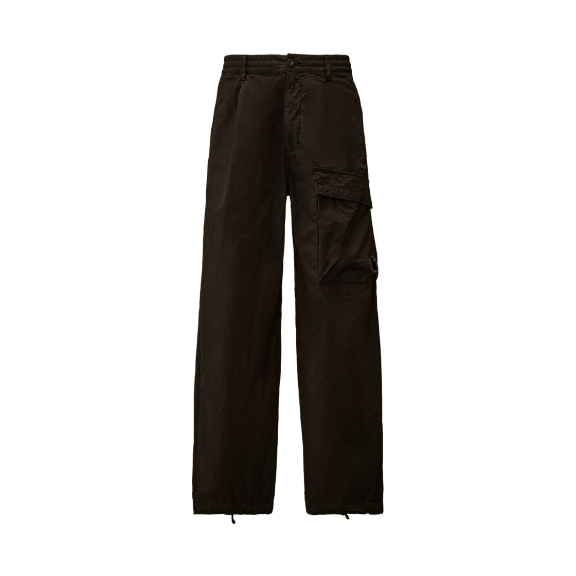 20CMPA126A110325G999 C.P. Company Micro-Reps Boxy Leg Pocket Lens Pants Black - 26SS
