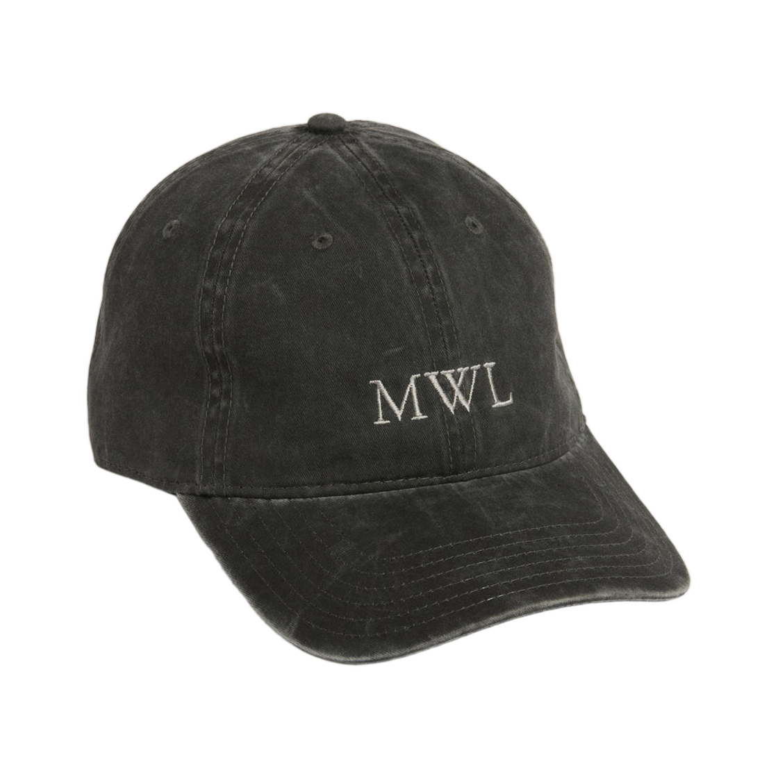 A24 마크 윌리엄 루이스 모노그램 햇 워시드 아웃 블랙(A24 Mark William Lewis Monogram Hat Washed Out Black)