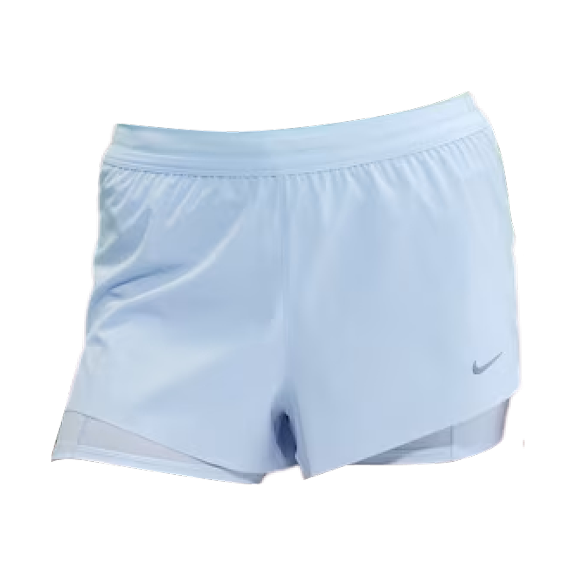 HJ5377-423 (W) Nike Swift Dri-Fit Mid Rise 2-In-1 Running Shorts Blue Tint - Asia