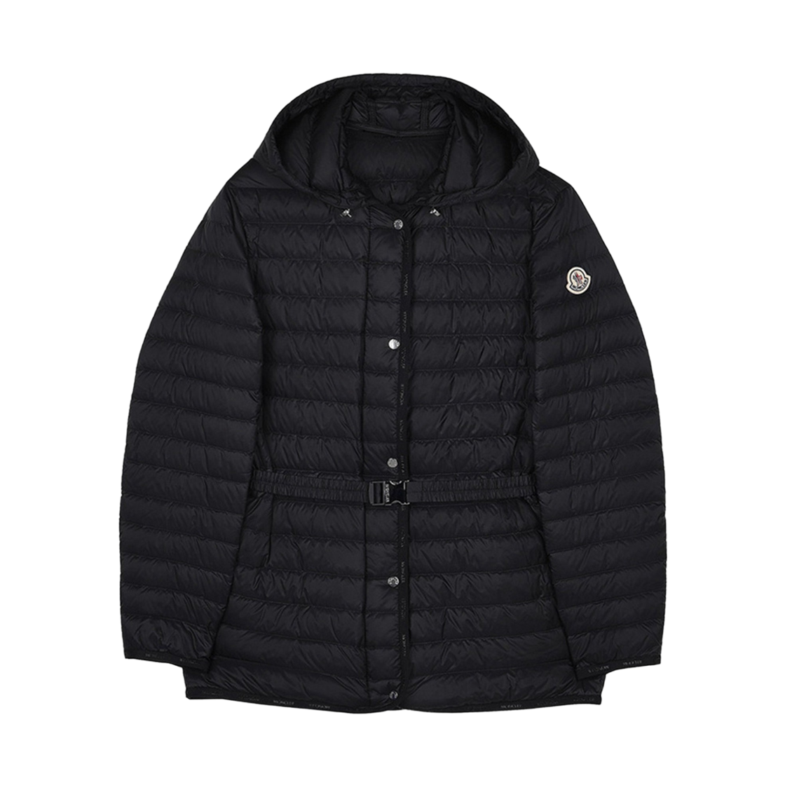 L1-093-1A00142-595FE-999 (W) Moncler Oredon Hooded Mid-Length Down Jacket Black - 26SS