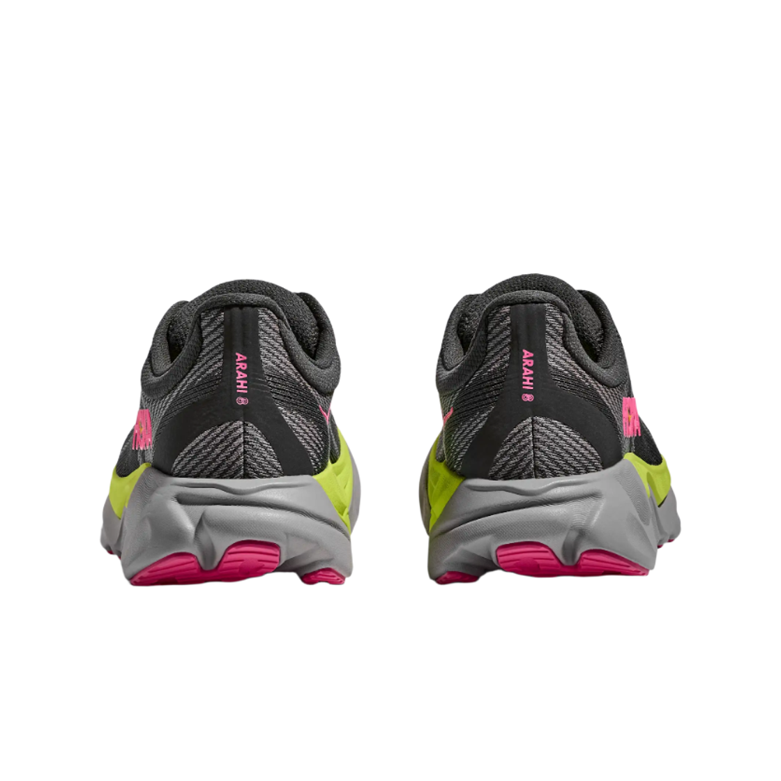 (W) 호카 아라히 8 차콜 그레이 그레이 스카이 - 레귤러((W) Hoka Arahi 8 Charcoal Grey Grey Skies - Regular) - 3