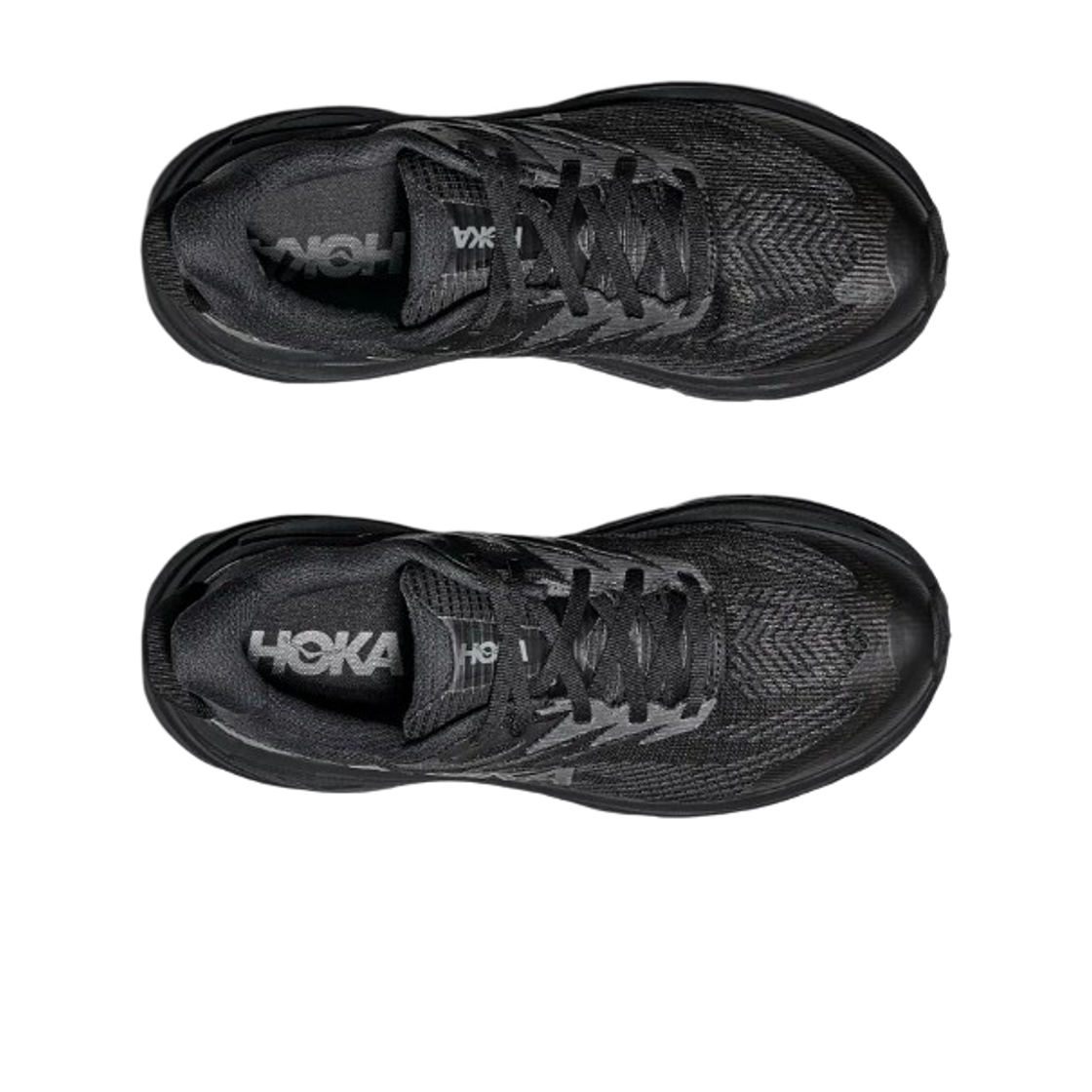 (W) 호카 챌린저 8 GTX 블랙 카본 블랙 - 레귤러((W) Hoka Challenger 8 GTX Black Carbon Black - Regular) - 2