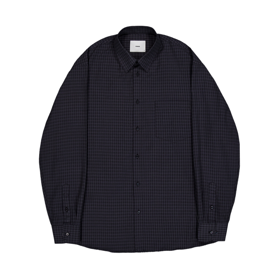 퍼렌 릴렉스드 셔츠 엠보 챠콜(PERENN Relaxed Shirts Embo Charcoal) - 1