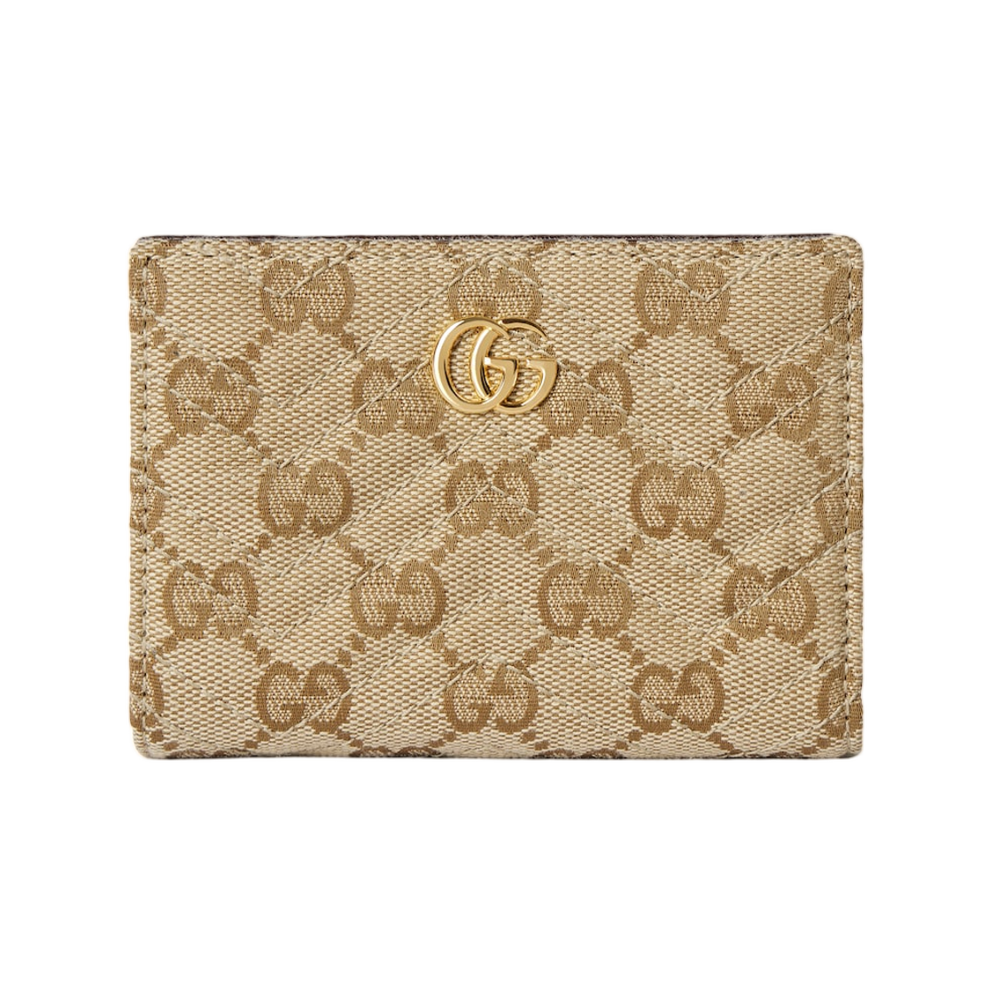 구찌 GG 마몽 스몰 월렛 샌드 브라운(Gucci GG Marmont Small Wallet Sand Brown) - 1