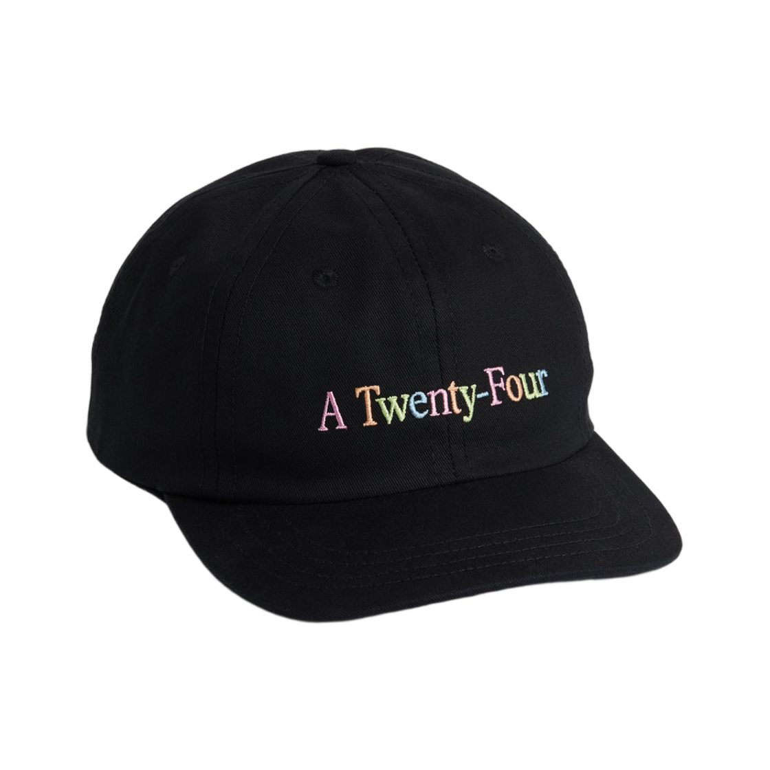 A24 블랙 레인보우 어 트웬티포 햇 블랙(A24 Black Rainbow A Twenty-Four Hat Black)