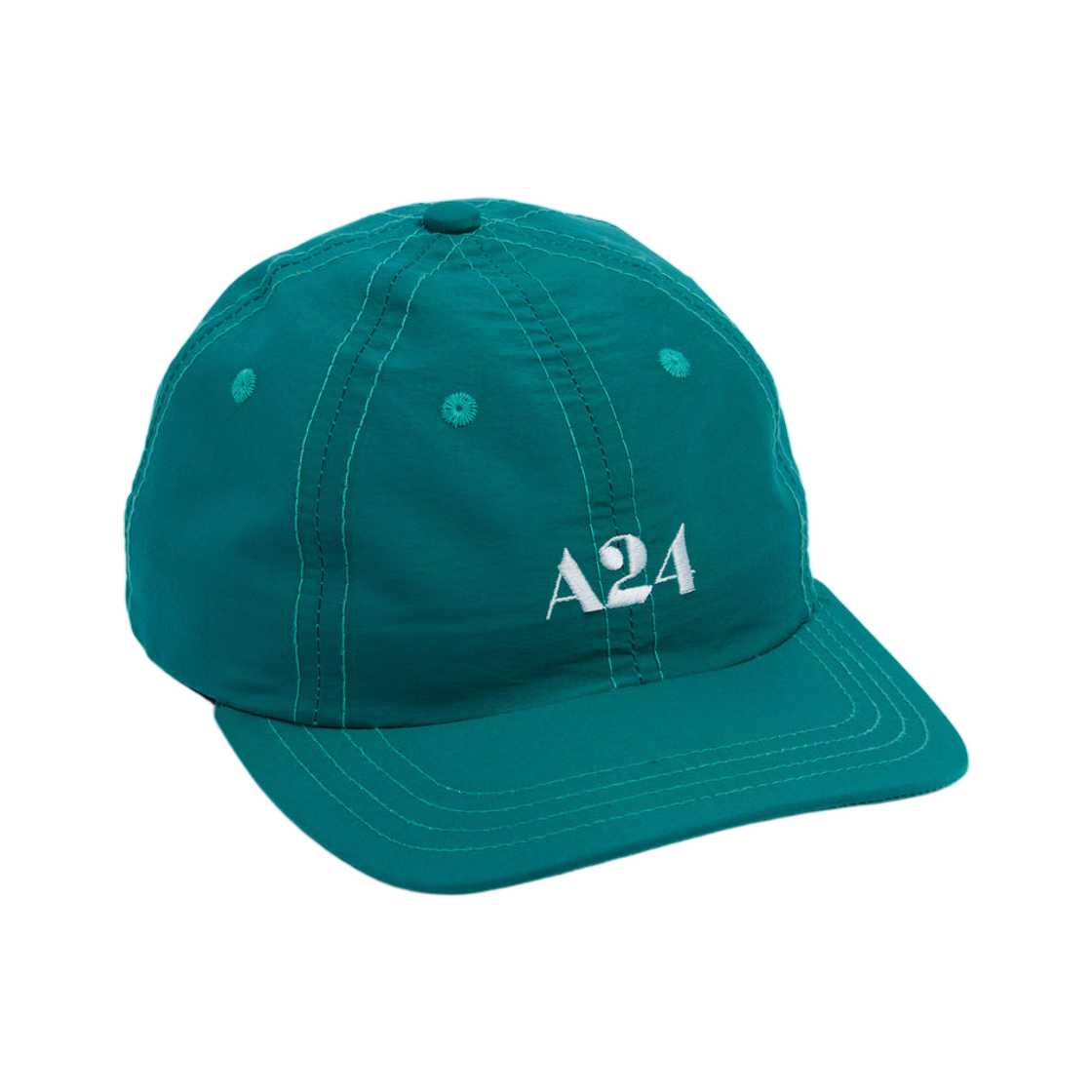 A24 나일론 로고 햇 틸(A24 Nylon Logo Hat Teal)