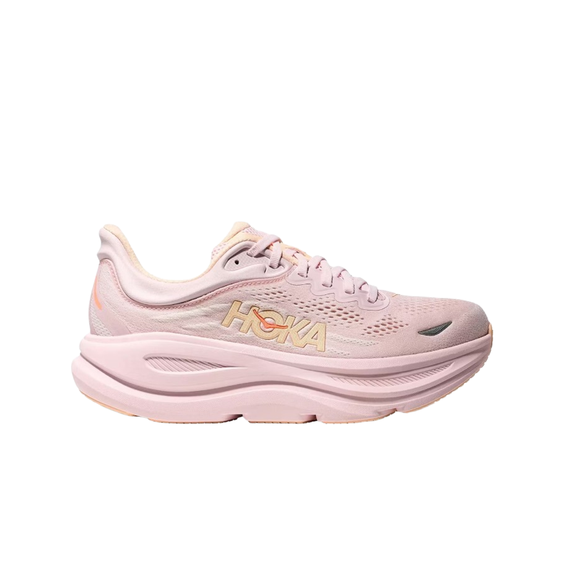 1162012-LRMT (W) Hoka Bondi 9 Lilac Cream Tangerine Glow - Regular