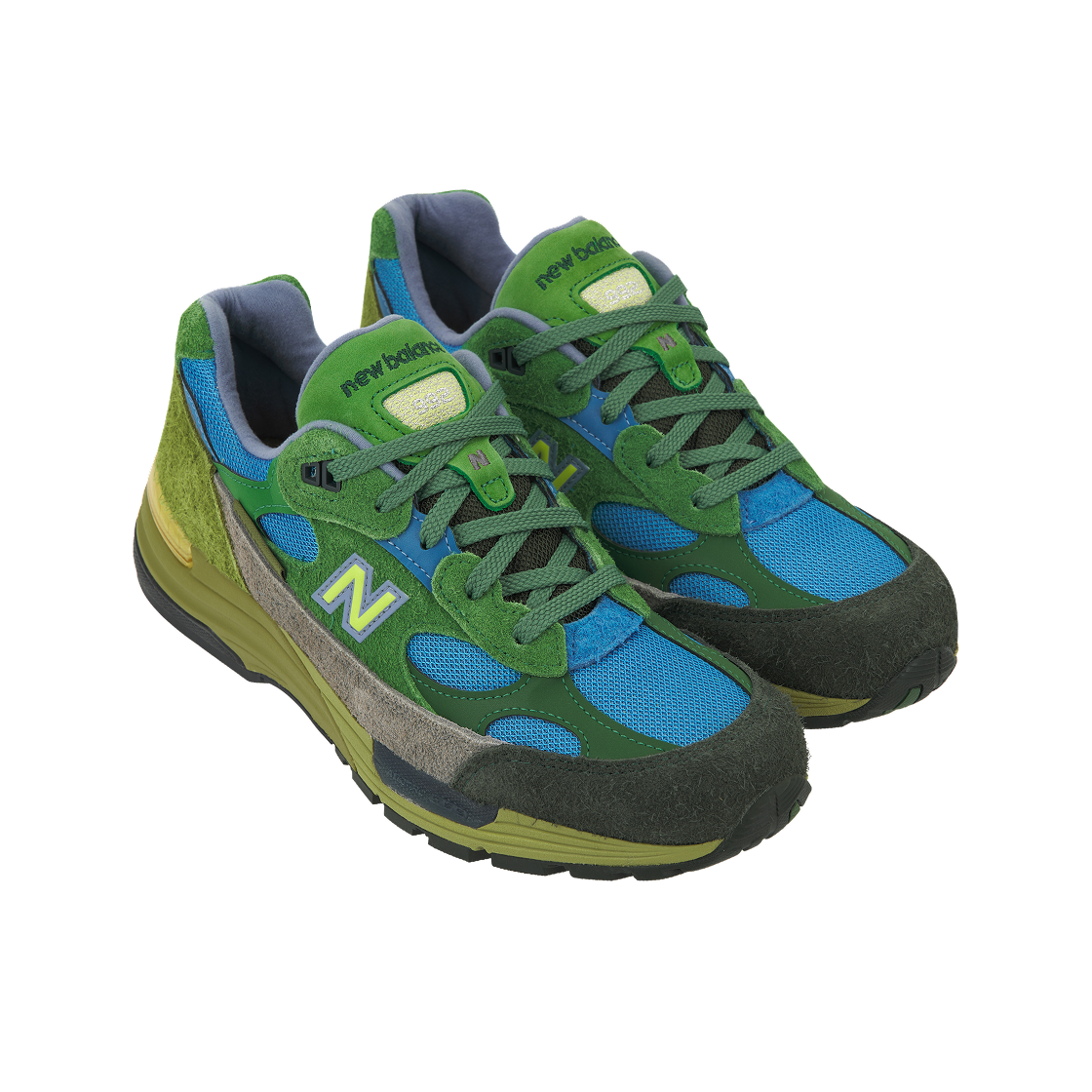 뉴발란스 x 살레헤 벰버리 992 그린 블루 - D 스탠다드(New Balance x Salehe Bembury 992 Green Blue - D Standard) - 4