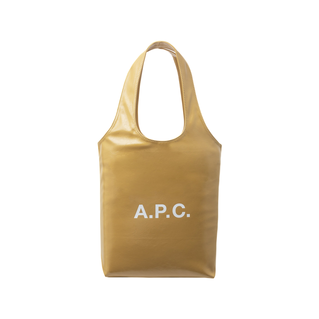 PUABR-M61861-CAB A.P.C. Ninon Small Tote Bag Camel