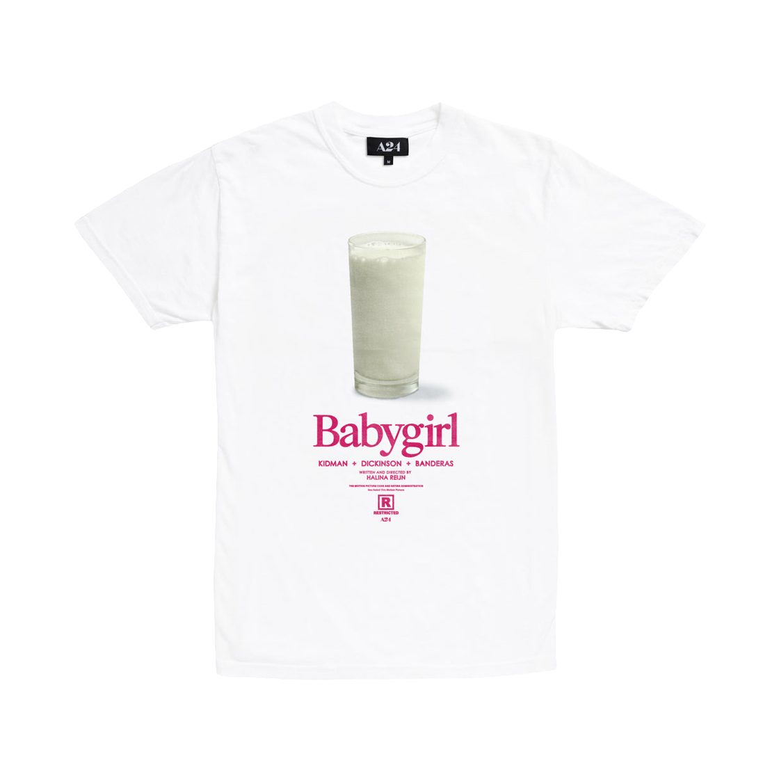 A24 베이비걸 밀크 티셔츠 화이트(A24 Babygirl Milk T-Shirt White)