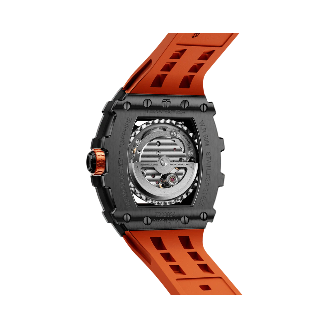 차르봄바 엘리멘탈 오토매틱 TB8208A 블랙 오렌지(Tsar Bomba Elemental Automatic TB8208A-40 Black Orange) - 2
