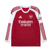 Adidas Arsenal 2025/26 Home LS Jersey Better Scarlet White - KR Sizing (Non Marking Ver.)