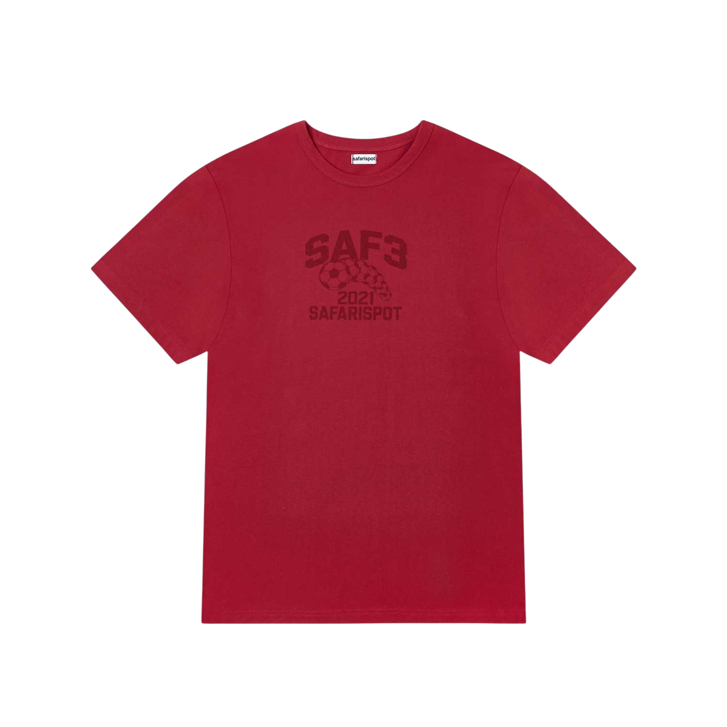 사파리스팟 사프3 비 더 티셔츠 레드(Safarispot Saf3 Be the T-Shirt Red)