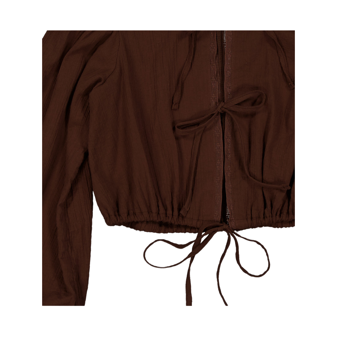 뮈르뮈르 [앞뒤착용]멜리 리버시블 레이스 블라우스(Murmure Melly Reversible Blouse) - 3