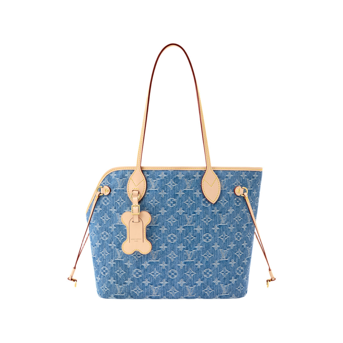 M28052 Louis Vuitton Neverfull MM Denim Blue