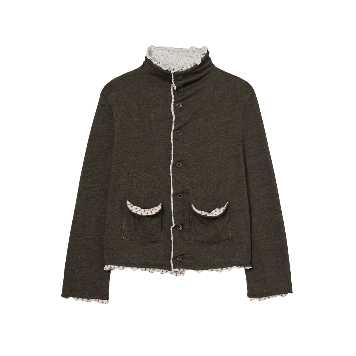 [오프라인 전용] 에이이에이이 우먼 레이어드 가디건 카키 - 26SS([오프라인 전용] AEAE Women Layered Cardigan Khaki - 26SS)