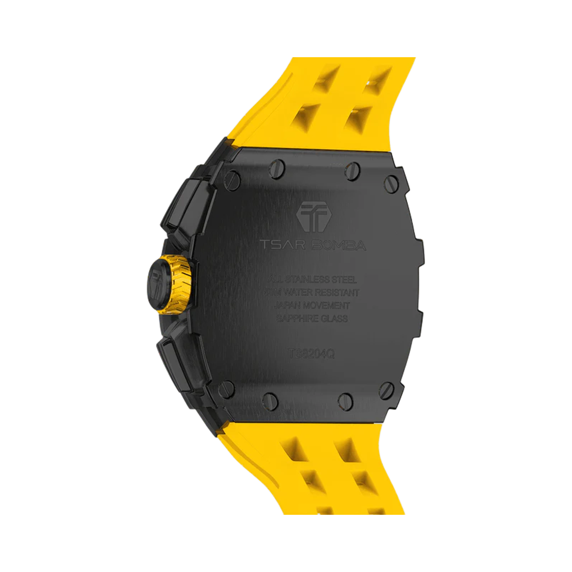 차르봄바 엘리멘탈 크로노그래프 캘린더 쿼츠 워치 TB8204Q-07 블랙 옐로우(Tsar Bomba Elemental Chronograph Calendar Quartz  TB8204Q-07 Black Yellow) - 2