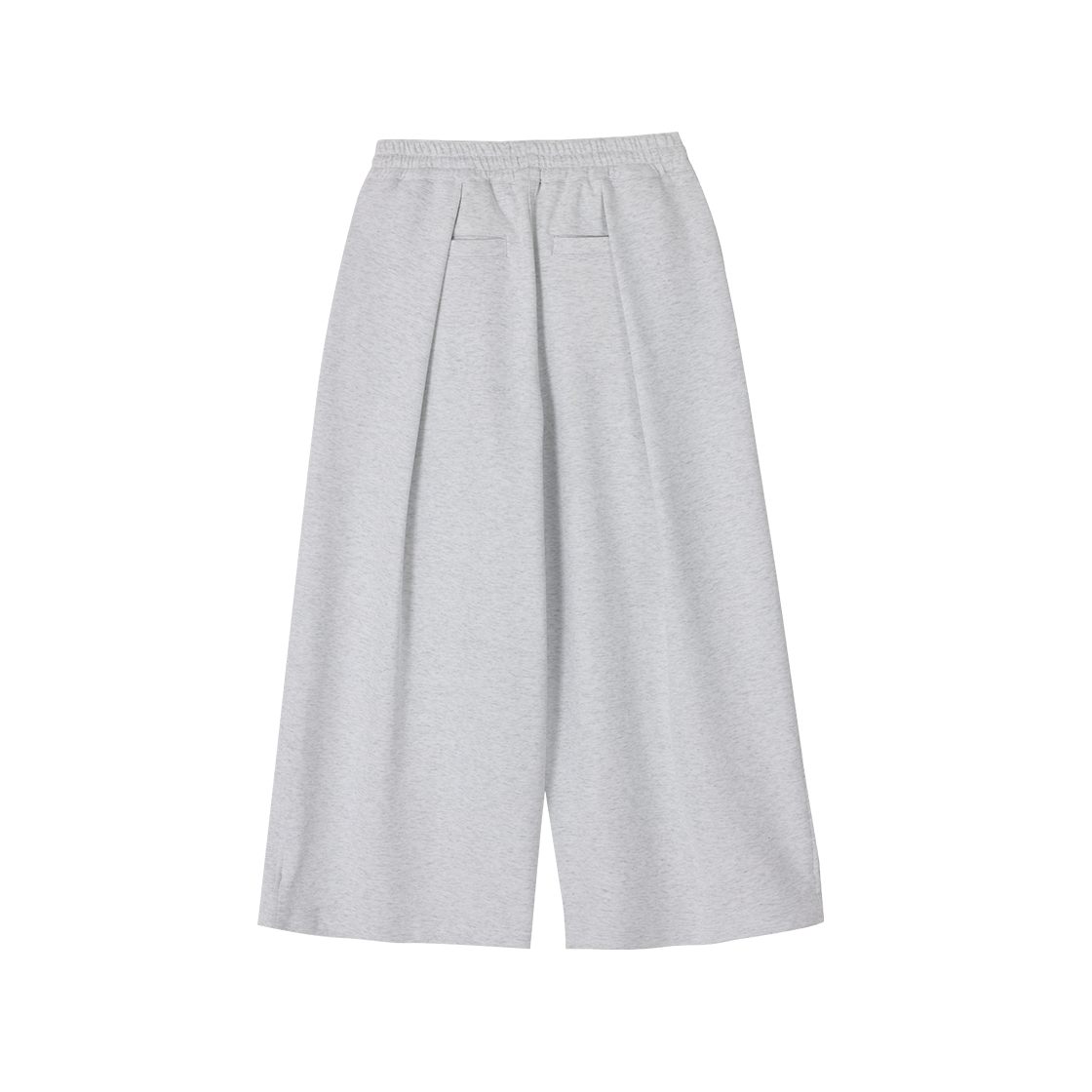 (W) 송지오 지제로 팬서 크롭 와이드 팬츠 라이트 멜란지 그레이((W) SONGZIO ZZERO Panther Crop Wide Pants Light Melange Grey) - 2