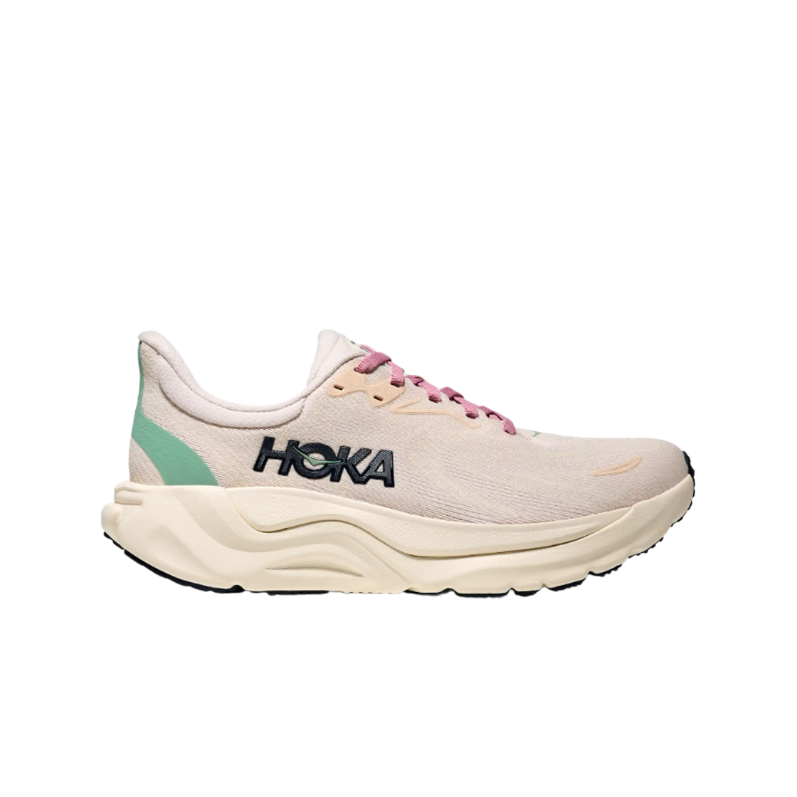 1168691-RCRM (W) Hoka Arahi 8 Lilac Cream Neon Cantaloupe - Regular
