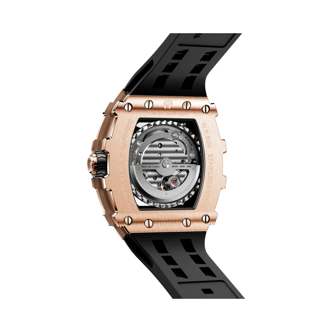 차르봄바 엘리멘탈 오토매틱 TB8208A 로즈골드 블랙(Tsar Bomba Elemental Automatic TB8208A-46 Rose Gold Black) - 2
