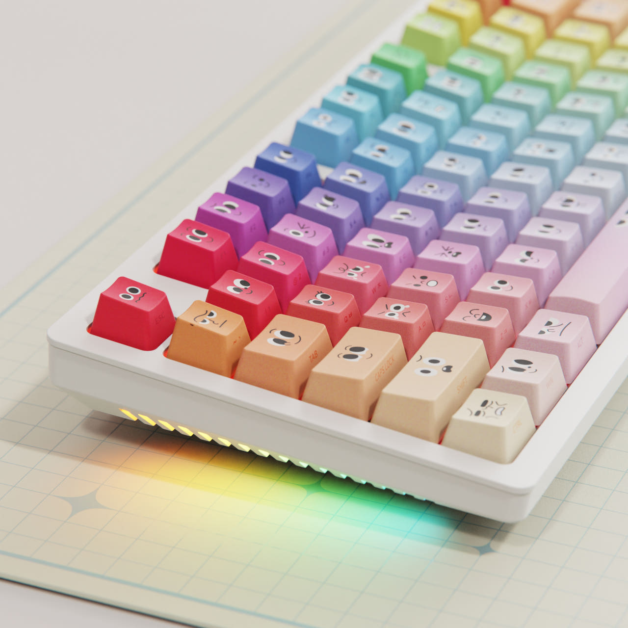 시이닷 와글바글 염료승화 한글 PBT 키캡(C.e.dot  WagleBagle Hangul PBT Keycaps) - 4