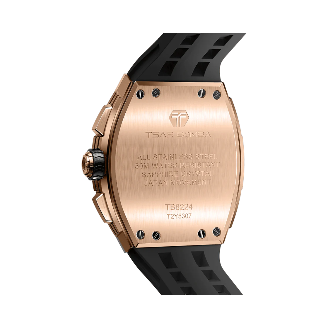 차르봄바 엘리멘탈 크로노그래프 캘린더 쿼츠 TB8204Q-04 골든 블랙(Tsar Bomba Elemental Chronograph Calender Quartz TB8224Q-04 Golden Black) - 2