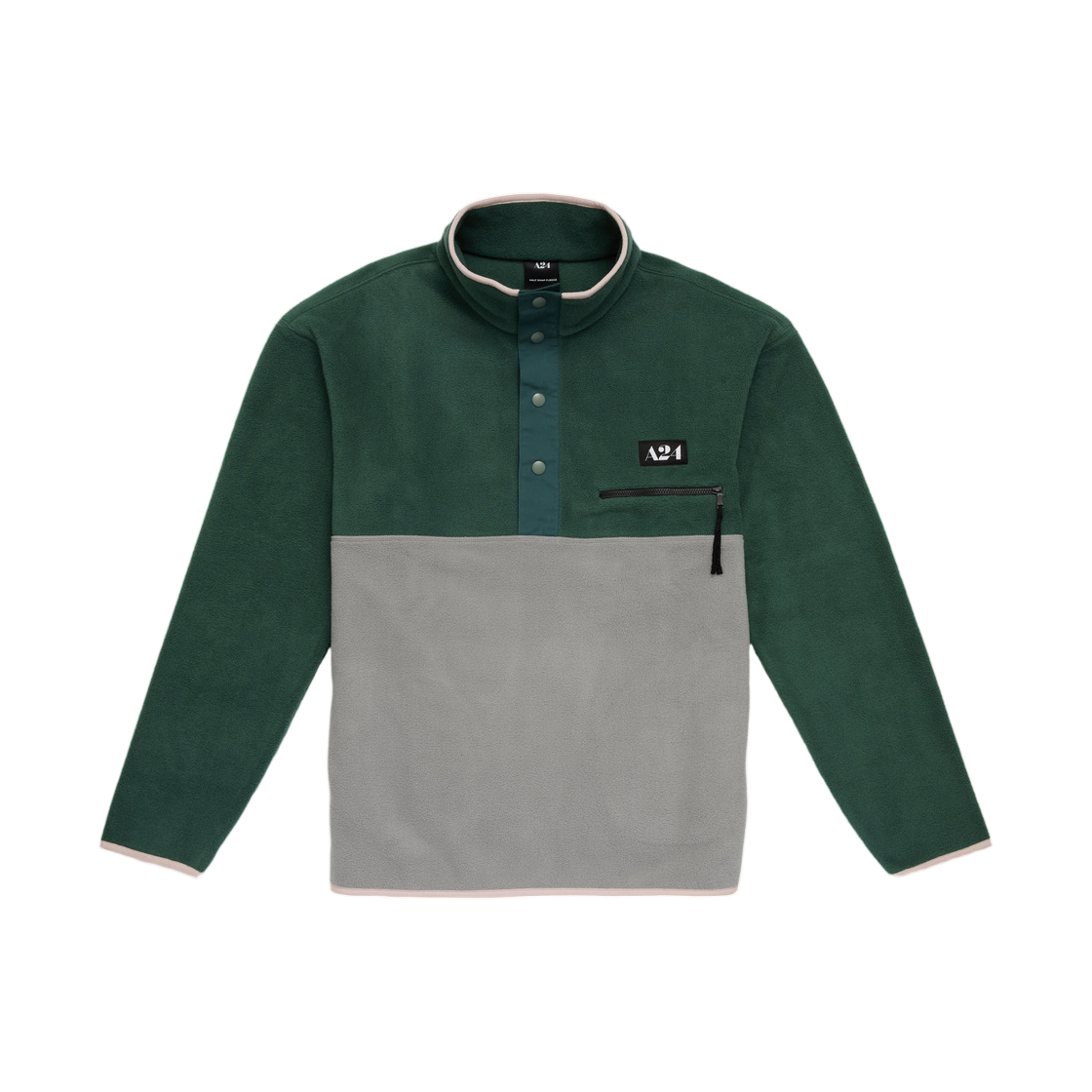 A24 하프 스냅 플리스 세이지(A24 Half Snap Fleece Sage) - 1