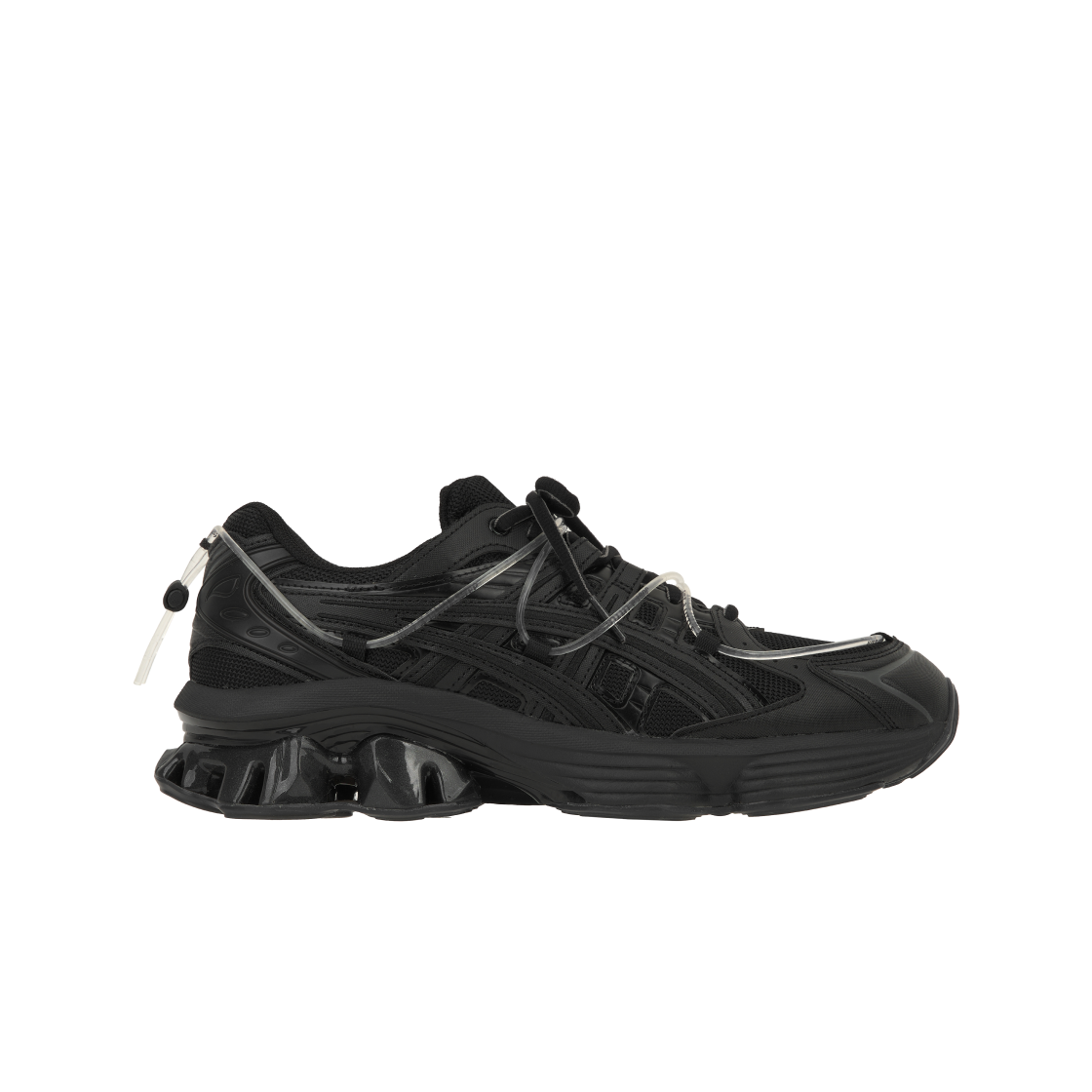 아식스 x 요아소비 젤 키네틱 Y 블랙 블랙(Asics x Yoasobi Gel-Kinetic Fluent Y Black Black)