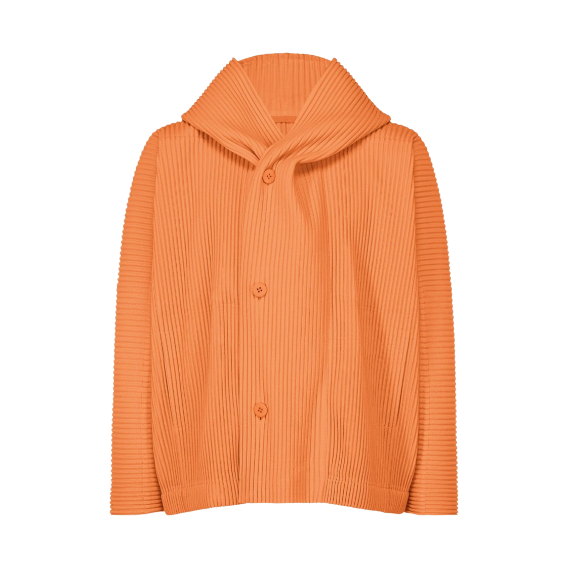 옴므 플리세 이세이 미야케 MC 마치 후드 자켓 마나롤라 브릭 브라운(Homme Plisse Issey Miyake MC March Hooded Jacket Manarola Brick Brown)