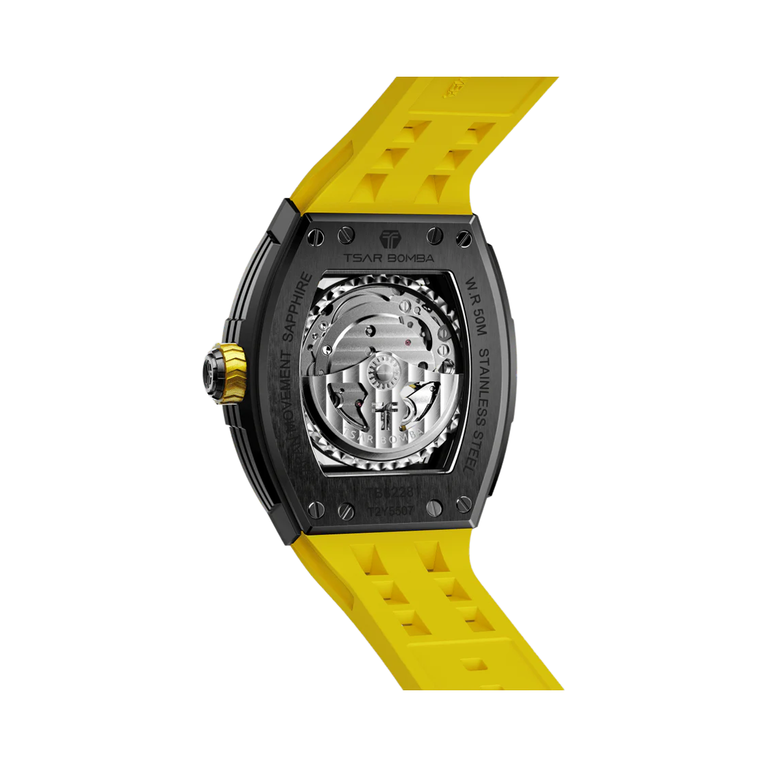 차르봄바 엘리멘탈 오토매틱 워치 TB8228A 블랙 옐로우(Tsar Bomba Elemental Automatic Watch TB8228A Black Yellow) - 2