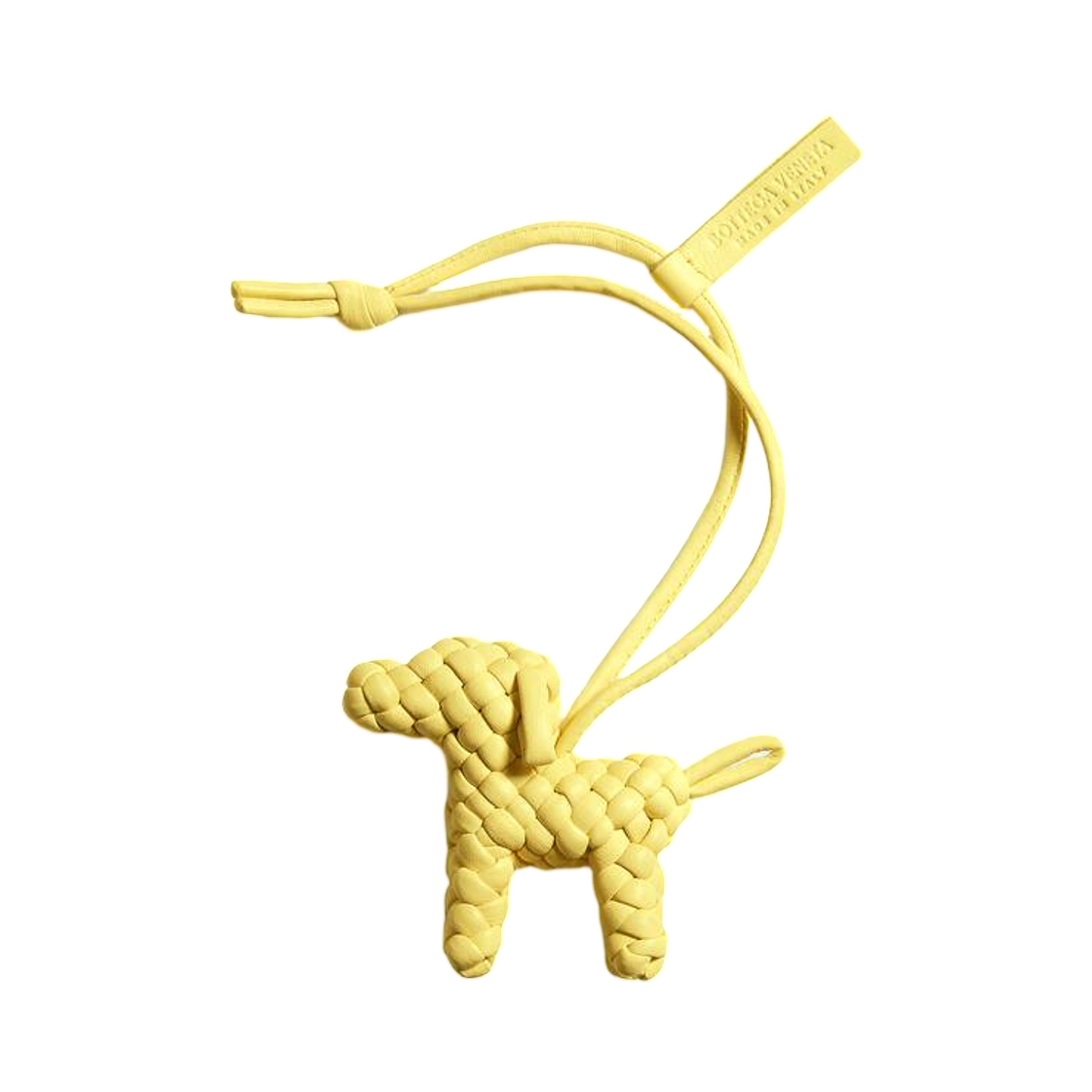 807068V64A07400 Bottega Veneta Dog Charm Sherbet