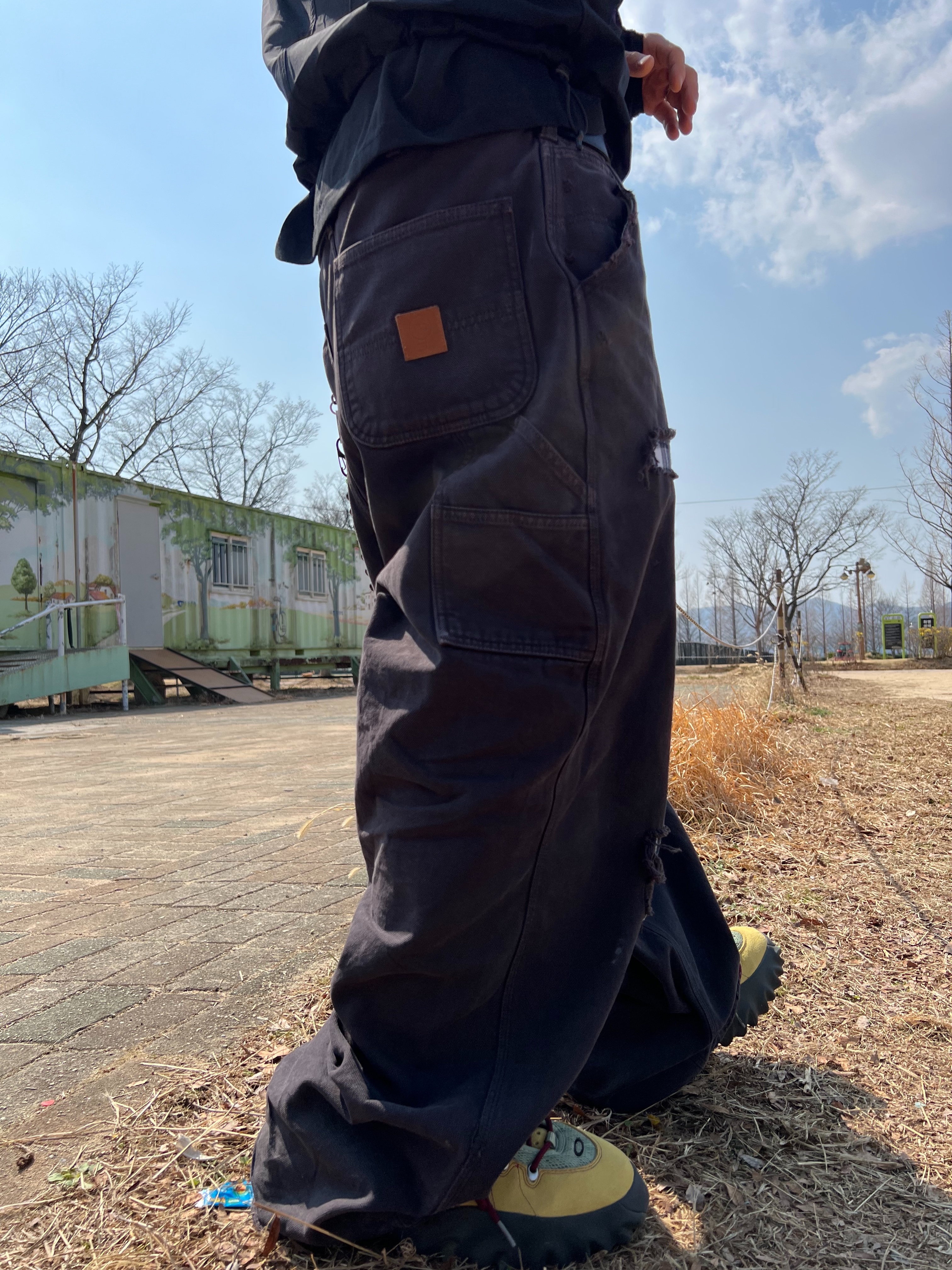 Undermycar Air Nylon Hybrid Jacket Black, Undermycar MU.128 Original Logo Cracked Leather Belt Silver / Black 착용 스타일 - 8