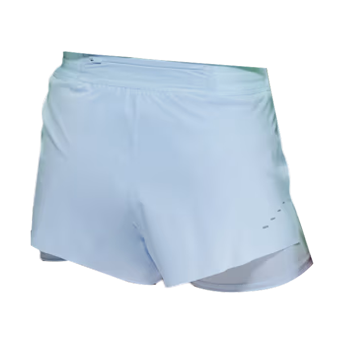 (W) 나이키 스위프트 드라이핏 미드 라이즈 투인원 러닝 쇼츠 블루 틴트 - 아시아((W) Nike Swift Dri-Fit Mid Rise 2-In-1 Running Shorts Blue Tint - Asia) - 2