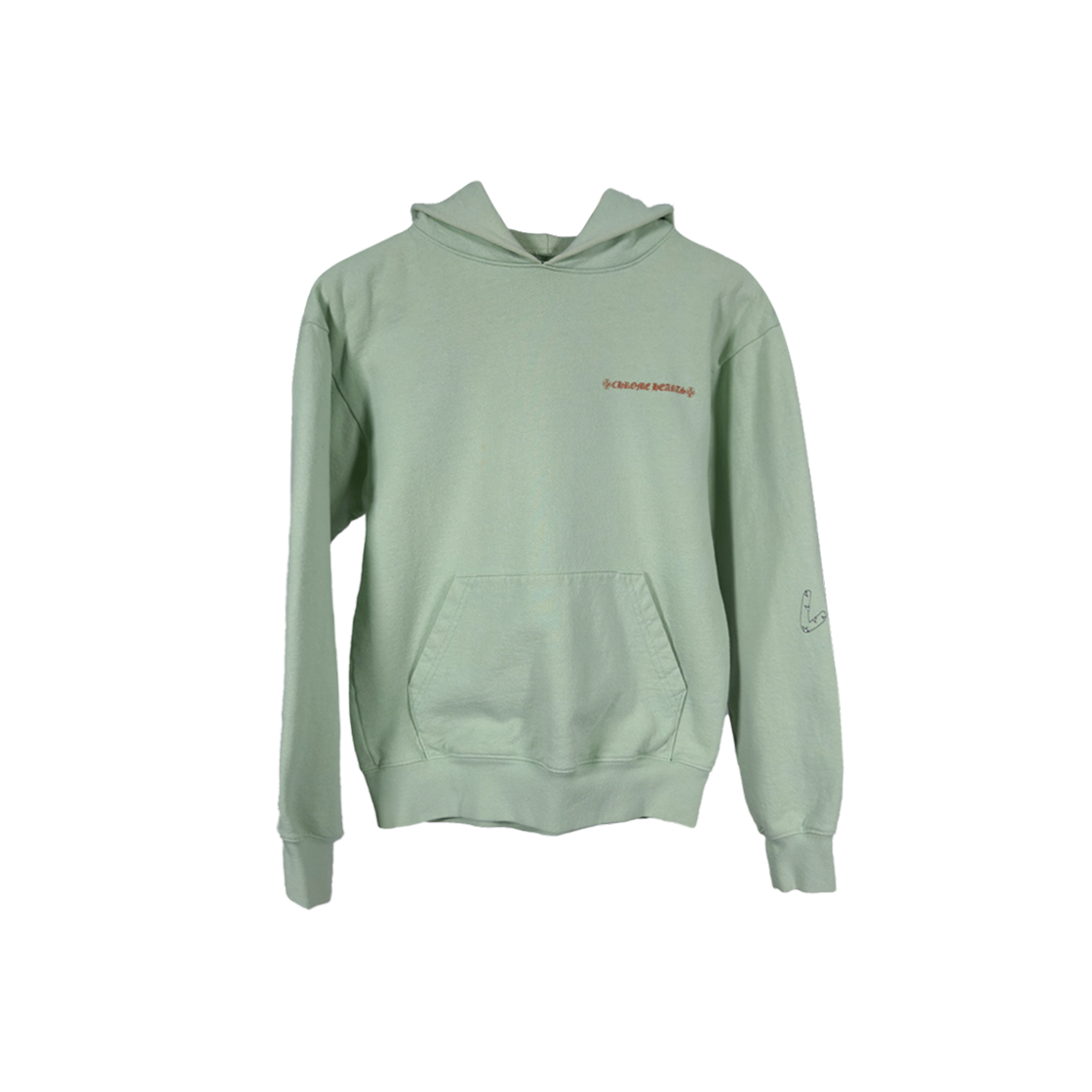 IT3M6GK52AVU Chrome Hearts Matty Boy Rust Hoodie - Mint Green