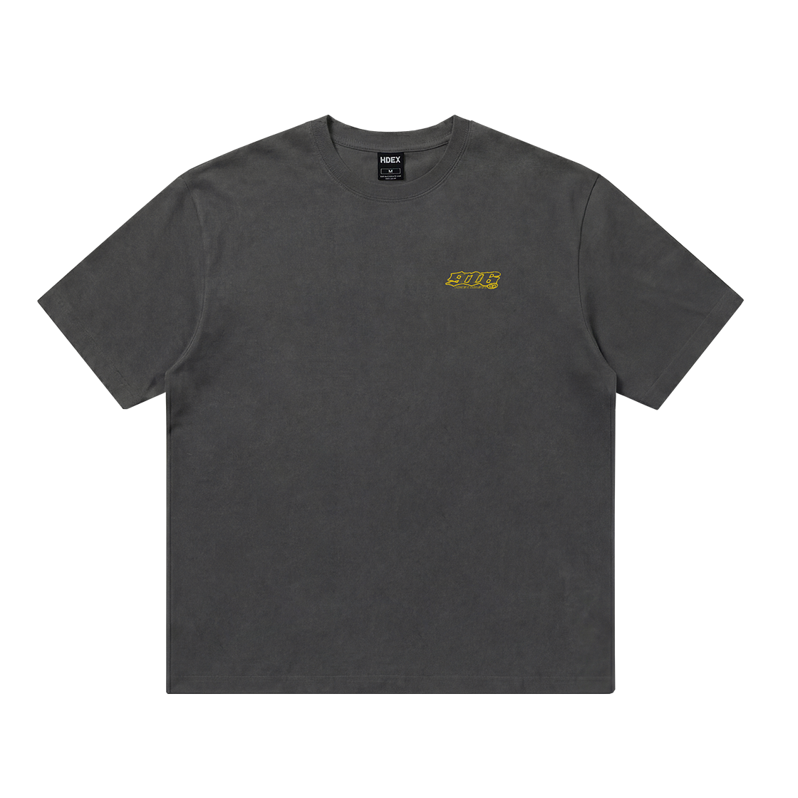 에이치덱스 클리어 916 백로고 숏 슬리브 차콜(HDEX Clear 916 Back Logo Short Sleeve Charcoal) - 1