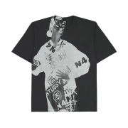 Stussy Paris T-Shirt Faded Black