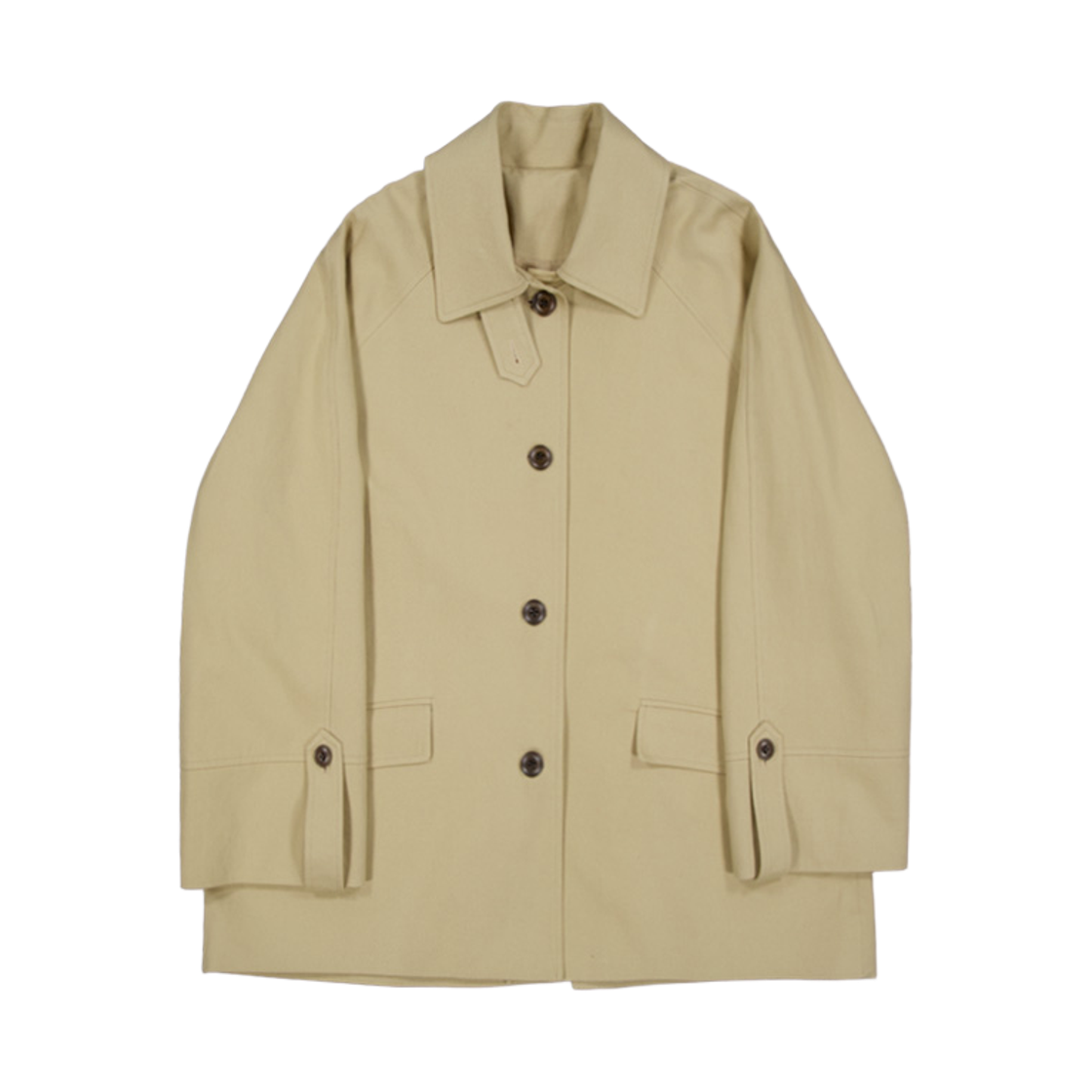 뮈르뮈르 리옹 하이넥 트렌치 코트 베이지(Murmure Lyon Trench Coat Beige)