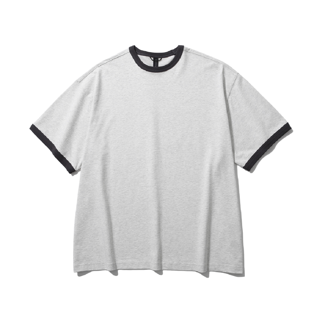 [SS26] 모이프 링거 티 라이트 헤더 그레이([SS26] moif Ringer H/S Tee Light Heather Gray)