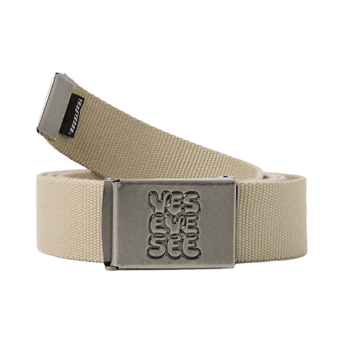 [더블적립]예스아이씨 예스 웹 벨트 베이지