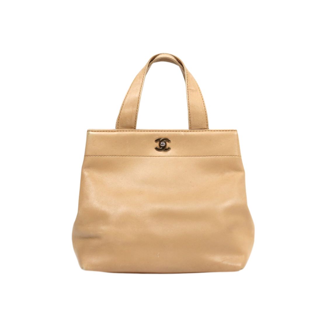 ITQR9PFFHTLB Chanel Beige CC Turnlock Shoulder Bag