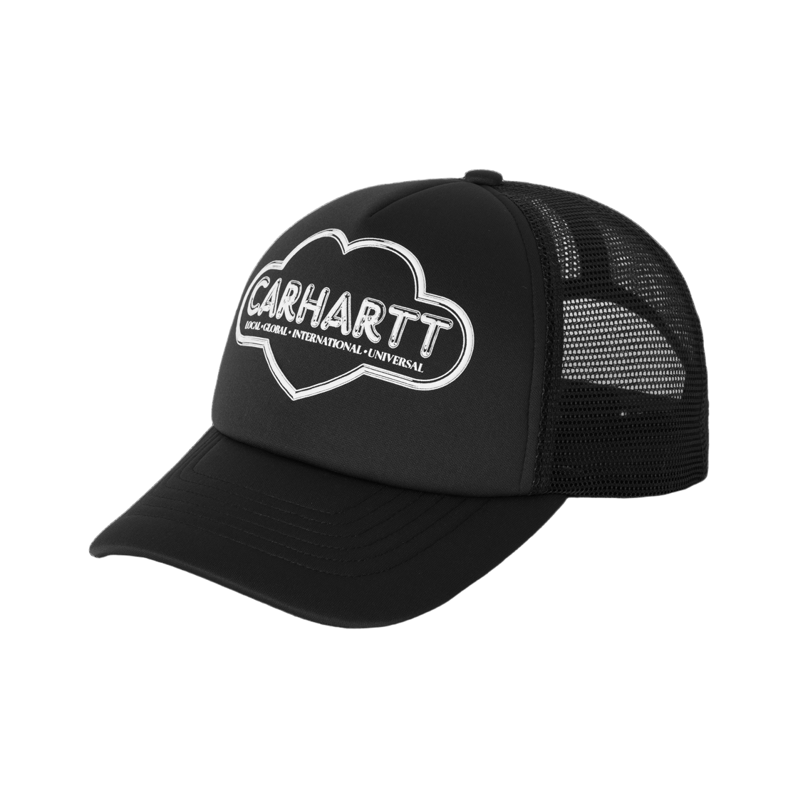 칼하트 WIP 클라우드 하트 트러커 캡 블랙(Carhartt WIP Cloud Heart Trucker Cap Black) - 1