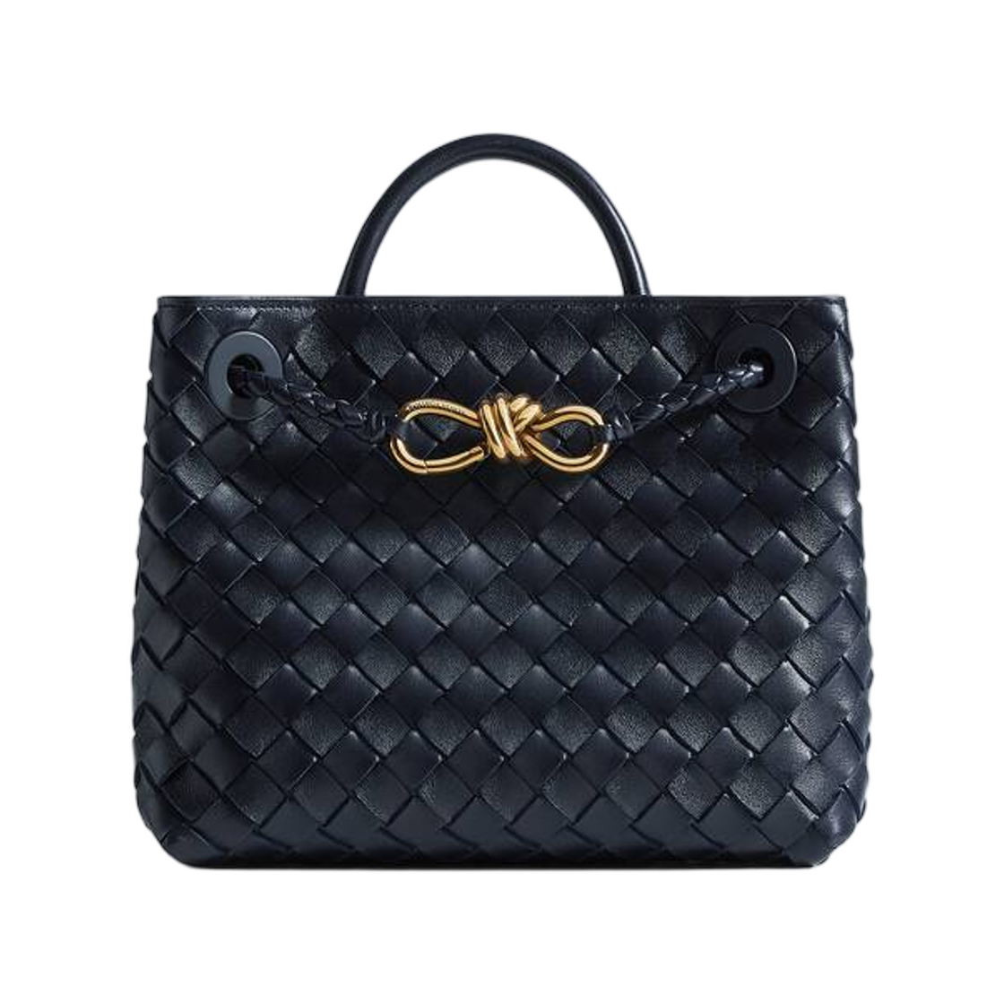 766014VCPP14334 Bottega Veneta Small Andiamo Midnight